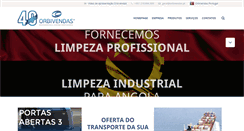 Desktop Screenshot of angolalimpeza.com